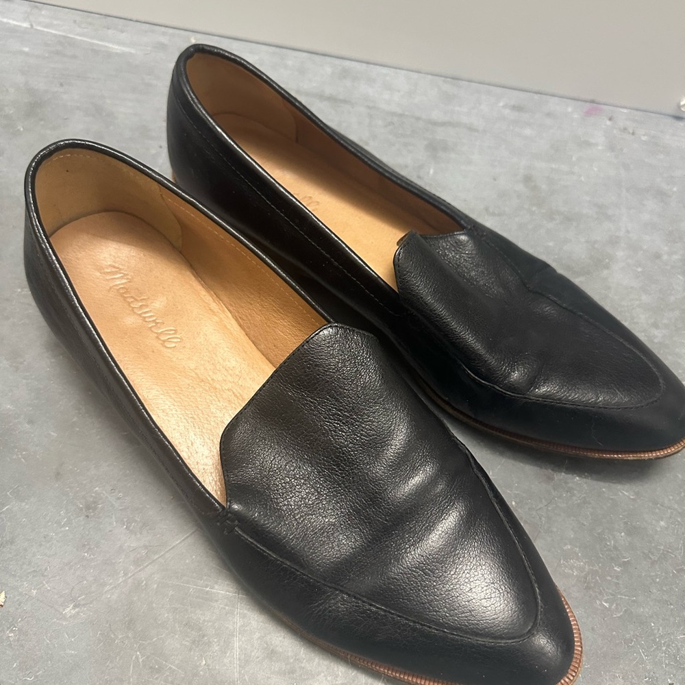 Madewell Black Leather Women's Loafers